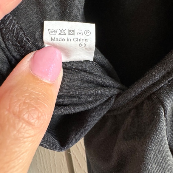 Black jersey romper - Picture 5 of 8